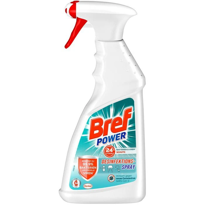 Bref Hygienereiniger Power Desinfektionsspray, Pumpspray, Desinfiziert, 500ml 1 Bref Hygienereiniger Power Desinfektionsspray, Pumpspray, Desinfiziert, 500ml