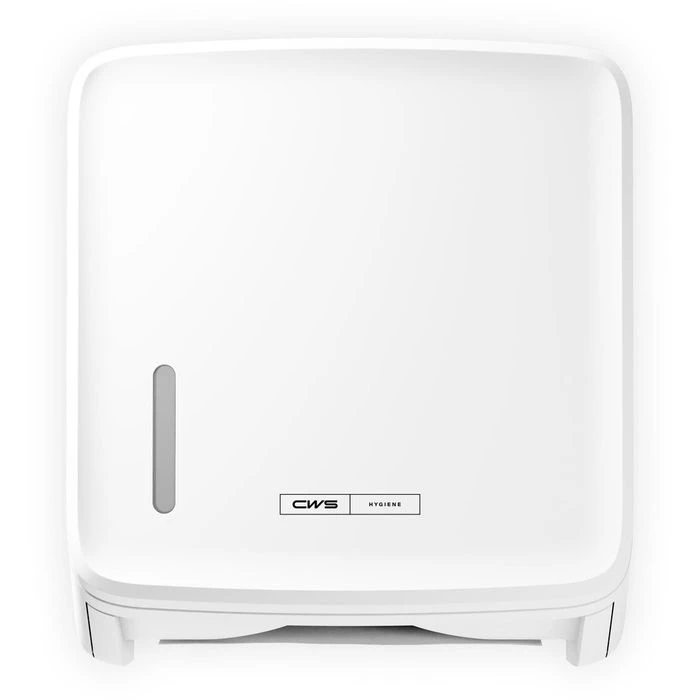 CWS Handtuchspender PureLine Paper 1700396, Kunststoff Mit Panel & Druckknopf 300 Tücher Weiß 7 CWS Handtuchspender PureLine Paper 1700396, Kunststoff Mit Panel & Druckknopf 300 Tücher Weiß – Bild 7