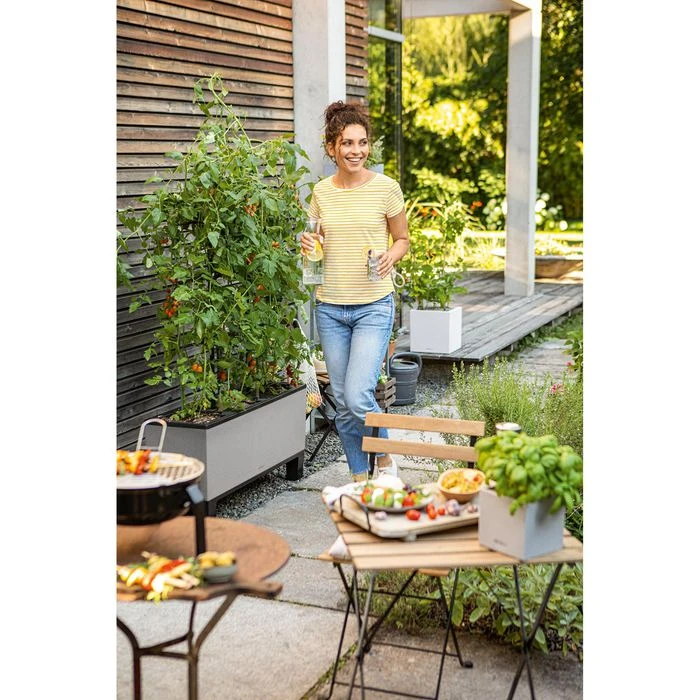 Lechuza Pflanzkasten TRIO Stone 40 Steingrau, 129 X 42 X 44 Cm, Kunststoff, Bewässerungssystem 3 Lechuza Pflanzkasten TRIO Stone 40 Steingrau, 129 X 42 X 44 Cm, Kunststoff, Bewässerungssystem – Bild 3