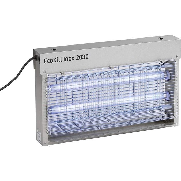 Kerbl Insektenvernichter EcoKill Inox 2030, Fliegenvernichter, Elektrisch, 30 Watt, UV-Licht 1 Kerbl Insektenvernichter EcoKill Inox 2030, Fliegenvernichter, Elektrisch, 30 Watt, UV-Licht