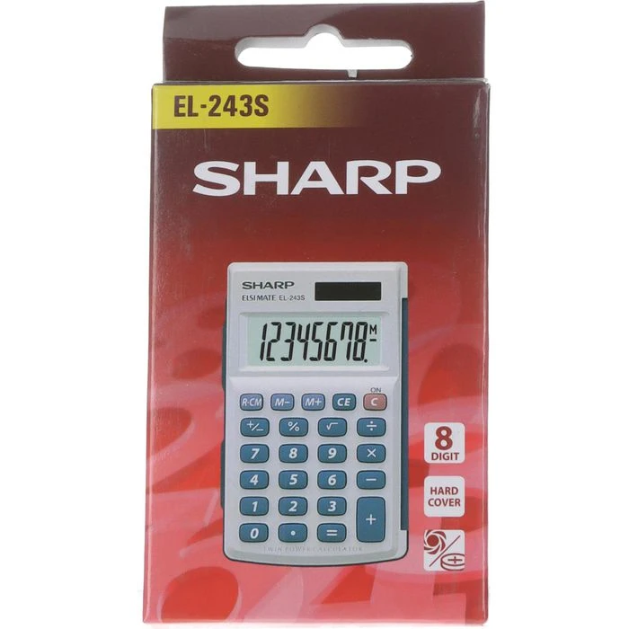 Sharp EL-243S Elsi Mate Taschenrechner Mit Wurzel 6 Sharp EL-243S Elsi Mate Taschenrechner Mit Wurzel – Bild 6
