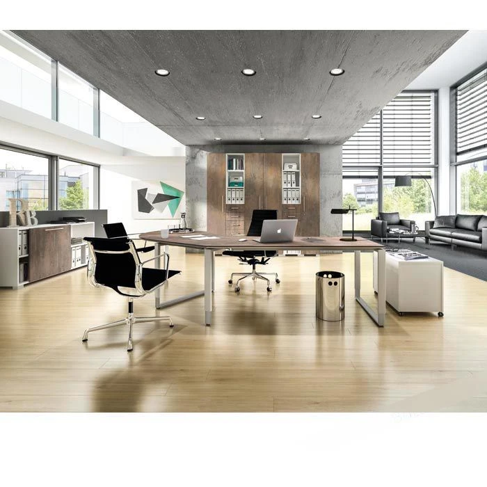 Röhr Schreibtisch Objekt.plus, Oxido, Höhenverstellbar, 200 X 68-82 X 100cm, Freiform 2 Röhr Schreibtisch Objekt.plus, Oxido, Höhenverstellbar, 200 X 68-82 X 100cm, Freiform – Bild 2