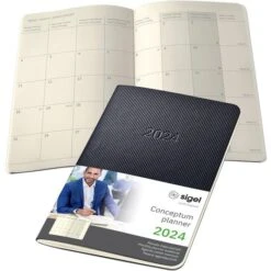 Sigel Taschenkalender C2385, 1 Monat Auf 2 Seiten, Softcover, A6