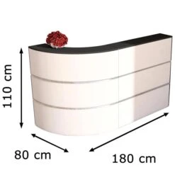 Kerkmann Empfangstheke Cento 1, 3850, Weiß / Anthrazit, 180 X 110 X 80cm, Rezeption -Drogerie - Gesundheit Geschäft 6d8db836426829c32e95f40e8063e35cce5595f0 empfangstheke kerkmann cento 1 3850