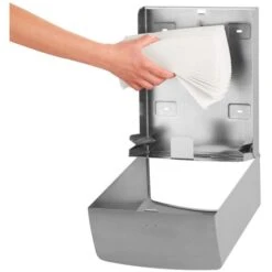 Air-Wolf Handtuchspender Serie Alpha, 60-111, Edelstahl Gebürstet, 600 Falthandtücher, Silber -Drogerie - Gesundheit Geschäft 70ecbdb8f5cd3a0b2ed99fab4900c8282134d939 handtuchspender air wolf serie alpha 60 111