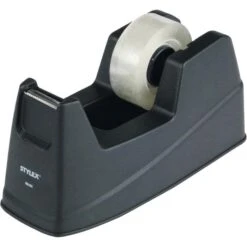 Stylex Klebefilmabroller 23288, Farbig Sortiert, Tischabroller Für Kleberollen 18mm X 33m