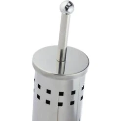 Relaxdays WC-Bürste Rund, Silber, Bürstenhalter Aus Edelstahl -Drogerie - Gesundheit Geschäft 721e6ed5db1efbed8baf39e4d95046ec672f4f30 wc buerste relaxdays rund silber