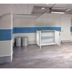 CP-Möbel Werkzeugschrank 8831-000, Aus Metall, 1 Boden, Lichtgrau, 120 X 100 X 50cm -Drogerie - Gesundheit Geschäft 737c8e1c2734e4f220432caa8c0a11d451f61bc7 werkzeugschrank cp moebel 8831 000 aus metall