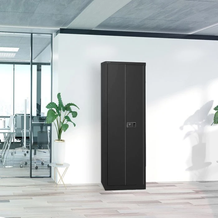 Bisley Aktenschrank E782A04B6, Aus Metall, Abschließbar, 60 X 195 X 40cm, Schwarz 5 Bisley Aktenschrank E782A04B6, Aus Metall, Abschließbar, 60 X 195 X 40cm, Schwarz – Bild 5