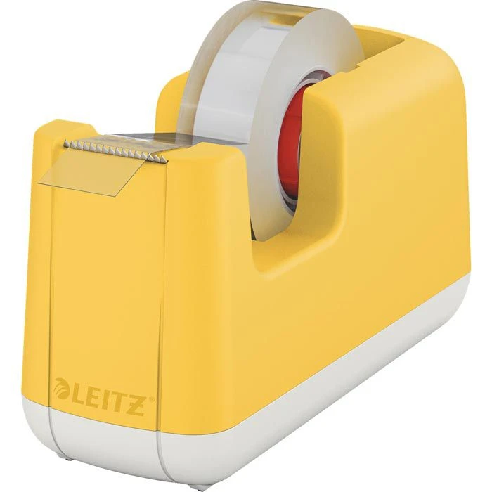 Leitz Klebefilmabroller Cosy 5367-00-19, Gelb, Tischabroller Für Kleberollen 19mm X 33m 1 Leitz Klebefilmabroller Cosy 5367-00-19, Gelb, Tischabroller Für Kleberollen 19mm X 33m