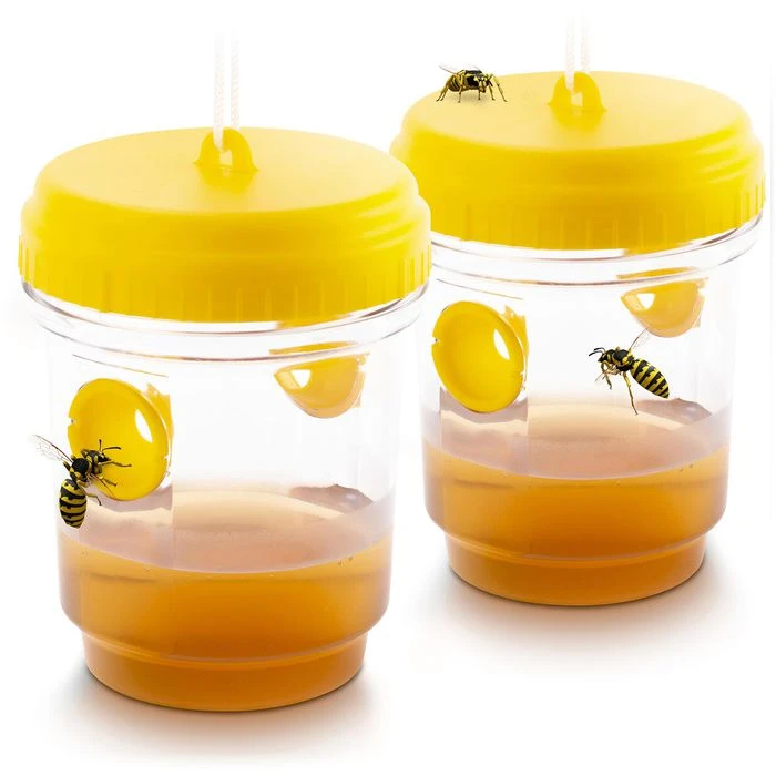 Gardigo Wespenfalle Wespenfänger 2er Set, Gelb, Zum Aufhängen, Lockstoff-Falle 1 Gardigo Wespenfalle Wespenfänger 2er Set, Gelb, Zum Aufhängen, Lockstoff-Falle