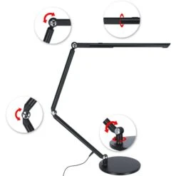 Paulmann Schreibtischlampe FlexBar, Standfuß, Dimmbar, Schwarz -Drogerie - Gesundheit Geschäft 7dd5900c5dfdc413b25dab8b0d5b0f867f61057e schreibtischlampe paulmann flexbar