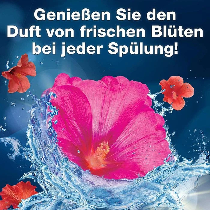 WC-Frisch WC-Duftspüler Kraft Aktiv Blüten-Frische, Lufterfrischer Effekt, Im Korb, 3 Stück 2 WC-Frisch WC-Duftspüler Kraft Aktiv Blüten-Frische, Lufterfrischer Effekt, Im Korb, 3 Stück – Bild 2