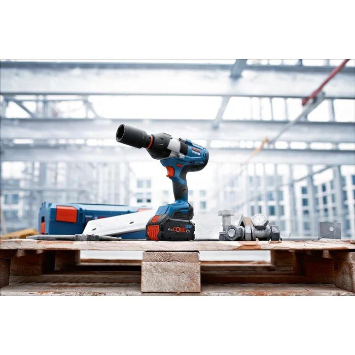 Bosch Akku-Schlagschrauber GDS 18V-1050 HC, 1050Nm, 18V, Mit Bluetooth-Modul Und Koffer + GRATIS Prämie 6 Bosch Akku-Schlagschrauber GDS 18V-1050 HC, 1050Nm, 18V, Mit Bluetooth-Modul Und Koffer + GRATIS Prämie – Bild 6