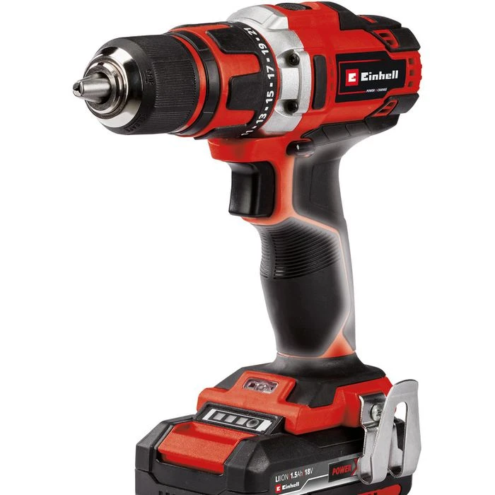 Einhell Akku-Bohrschrauber TE-CD 18/40-1 Li, 18V / 1,5Ah, 2 Akkus, Ladegerät Und Koffer 3 Einhell Akku-Bohrschrauber TE-CD 18/40-1 Li, 18V / 1,5Ah, 2 Akkus, Ladegerät Und Koffer – Bild 3