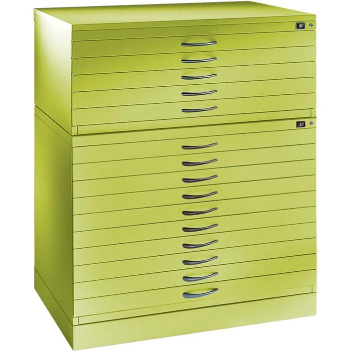 CP-Möbel Planschrank Serie 7101-200, DIN A1, 8 Schübe, 110 X 76 X 76,5 Cm, Viridingrün 4 CP-Möbel Planschrank Serie 7101-200, DIN A1, 8 Schübe, 110 X 76 X 76,5 Cm, Viridingrün – Bild 4