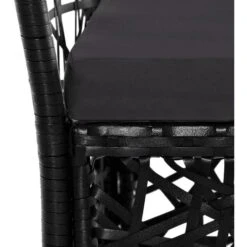 VidaXL Gartenstuhl 44089, Polyrattan, Niedriglehner, Schwarz, Mit Kissen, 2 Stück -Drogerie - Gesundheit Geschäft 8ef8ab61c87b5e5c22f1eb17110f733eb22f8f06 gartenstuhl vidaxl 44089 polyrattan