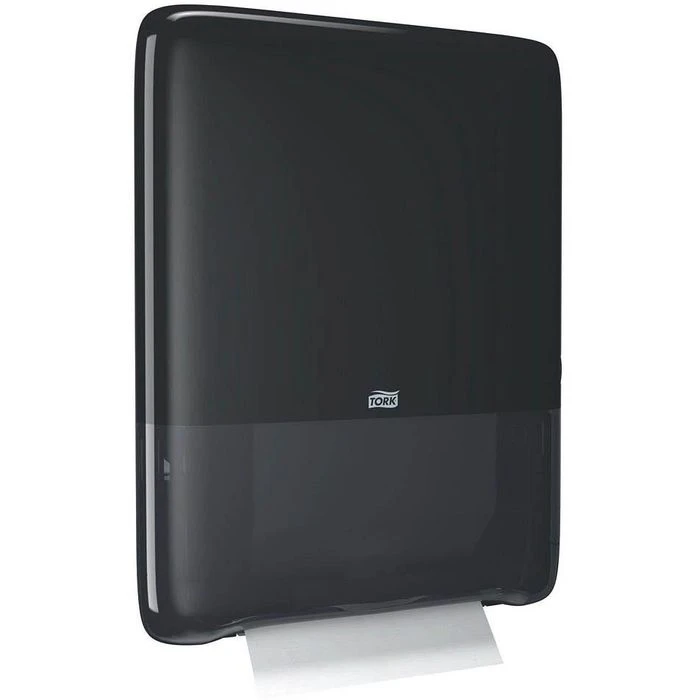Tork Handtuchspender PeakServe Mini, 552558, H5, Kunststoff, Für 1230 Falthandtücher, Schwarz 4 Tork Handtuchspender PeakServe Mini, 552558, H5, Kunststoff, Für 1230 Falthandtücher, Schwarz – Bild 4