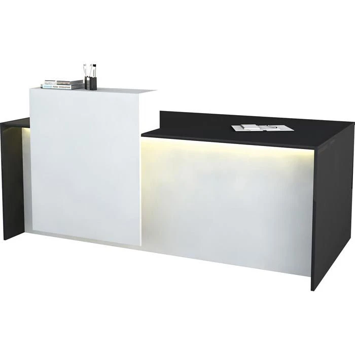 Kerkmann Empfangstheke Palermo, 3417, Anthrazit / Weiß, 180 X 110 X 92cm, Rezeption 1 Kerkmann Empfangstheke Palermo, 3417, Anthrazit / Weiß, 180 X 110 X 92cm, Rezeption