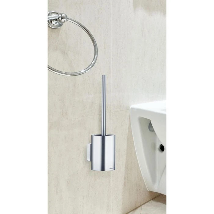 Blomus WC-Bürste Nexio, Silber, Bürstenhalter Aus Edelstahl, Zur Wandmontage 2 Blomus WC-Bürste Nexio, Silber, Bürstenhalter Aus Edelstahl, Zur Wandmontage – Bild 2