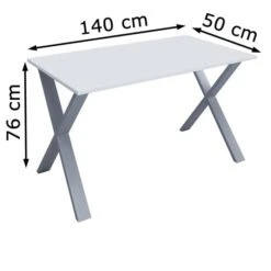 VCM Schreibtisch Lona, 914665, Weiß, Maße: 140 X 50cm -Drogerie - Gesundheit Geschäft 93f21c4a483098a22e0b7ef2eaf7fdc8361fd6bf schreibtisch vcm lona 914665 weiss