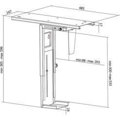 LogiLink PC-Halterung EO0004, Zum Unterbau Für Schreibtische, Schwarz 6 LogiLink PC-Halterung EO0004, Zum Unterbau Für Schreibtische, Schwarz -Drogerie - Gesundheit Geschäft 9505d9211ea947005dcb3551e6bce8eab252a1dd pc halterung logilink eo0004