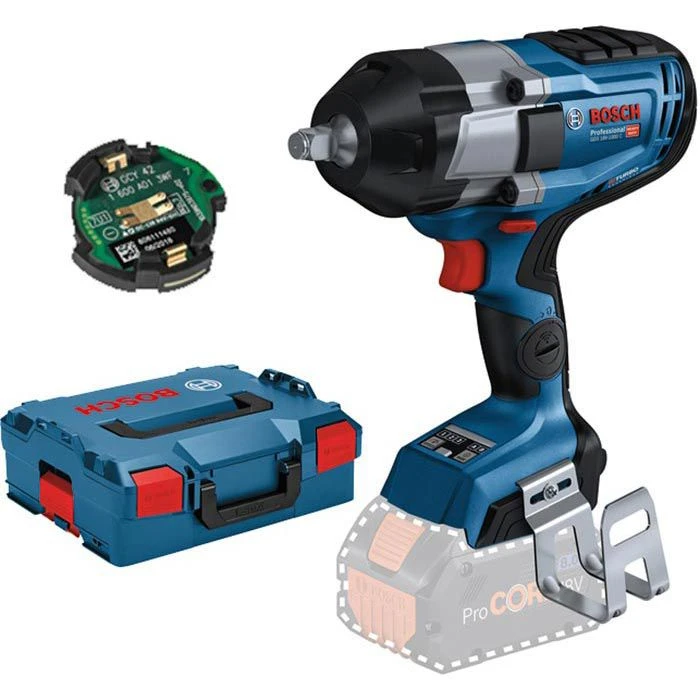 Bosch Akku-Schlagschrauber GDS 18V-1000 C, 1000Nm, 18V, Mit Bluetooth-Modul Und Koffer + GRATIS Prämie 1 Bosch Akku-Schlagschrauber GDS 18V-1000 C, 1000Nm, 18V, Mit Bluetooth-Modul Und Koffer + GRATIS Prämie