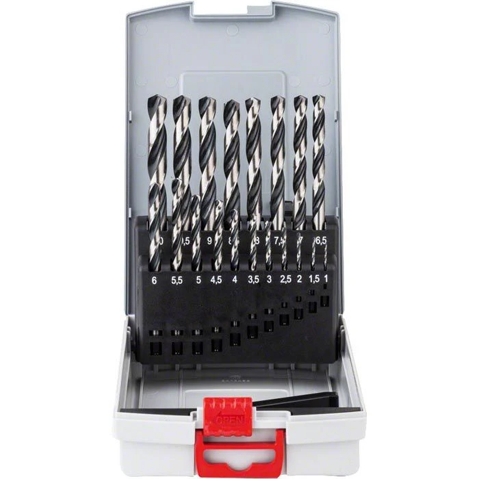 Bosch Bohrer PointTeQ ProBox, 2608577351, 19-teiliges Set, 1-10mm, HSS DIN 338 Metallbohrer 2 Bosch Bohrer PointTeQ ProBox, 2608577351, 19-teiliges Set, 1-10mm, HSS DIN 338 Metallbohrer – Bild 2