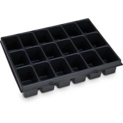 Bosch-Sortimo Einlage Kleinteileeinsatz I-BOXX 72, Tiefziehteil Mit 18 Mulden, Universell Nutzbar