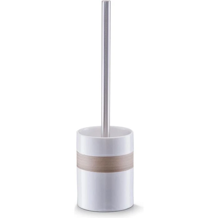 Zeller WC-Bürste Beige, Bürstenhalter Aus Keramik 1 Zeller WC-Bürste Beige, Bürstenhalter Aus Keramik