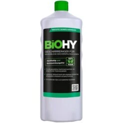 BiOHY Maschinenspülmittel 021-001, 100% Vegan, Geschirr-Reiniger, 1 Liter