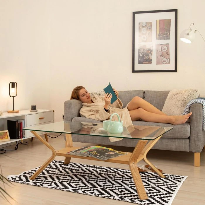 Relaxdays Teppich 10022345, 120 X 180cm, Florhöhe 10mm Rutschfeste Unterseite, Schwarz/weiß 2 Relaxdays Teppich 10022345, 120 X 180cm, Florhöhe 10mm Rutschfeste Unterseite, Schwarz/weiß – Bild 2