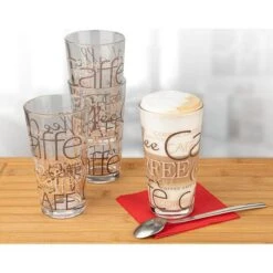 Van-Well Kaffeegläser Coffee Dekor, Latte Macchiato Gläser, 390ml, 12 Stück 7 Van-Well Kaffeegläser Coffee Dekor, Latte Macchiato Gläser, 390ml, 12 Stück -Drogerie - Gesundheit Geschäft 9f51e97e8e98aa7c945301371f3d6b8574b7d1f6 kaffeeglaeser van well coffee dekor