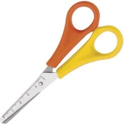 Westcott Kinderschere E-21593 00, 13 Cm, Bastelschere, Aus Edelstahl, Rostfrei, Gelb/orange