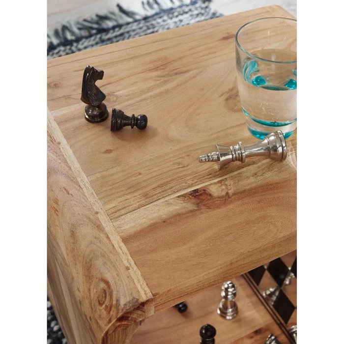 Wohnling Beistelltisch Boha, WL1.540, Akazie, Satztisch, Aus Massivholz, 2-teilig 3 Wohnling Beistelltisch Boha, WL1.540, Akazie, Satztisch, Aus Massivholz, 2-teilig – Bild 3