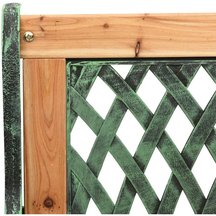 VidaXL Gartenbank 312033, 2-Sitzer, Wetterfest, Braun, Holz 5 VidaXL Gartenbank 312033, 2-Sitzer, Wetterfest, Braun, Holz – Bild 5