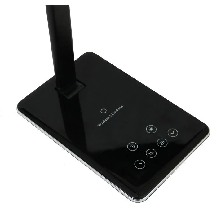 Unilux Schreibtischlampe Linka LED, Dimmbar, USBm, QI-Ladegerät, Mit Standfuß 2 Unilux Schreibtischlampe Linka LED, Dimmbar, USBm, QI-Ladegerät, Mit Standfuß – Bild 2