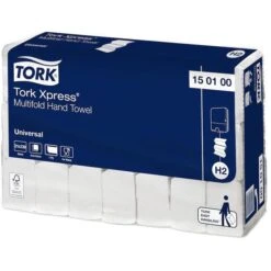 Tork Papierhandtücher Xpress Multifold, 150100, H2, 1-lagig, Interfold-Falz, 19,6 X 25,5cm, 4830 Stück -Drogerie - Gesundheit Geschäft af866c62ba46acb9987460f8db59e933e01fbdf1 papierhandtuecher tork xpress multifold 150100 h2