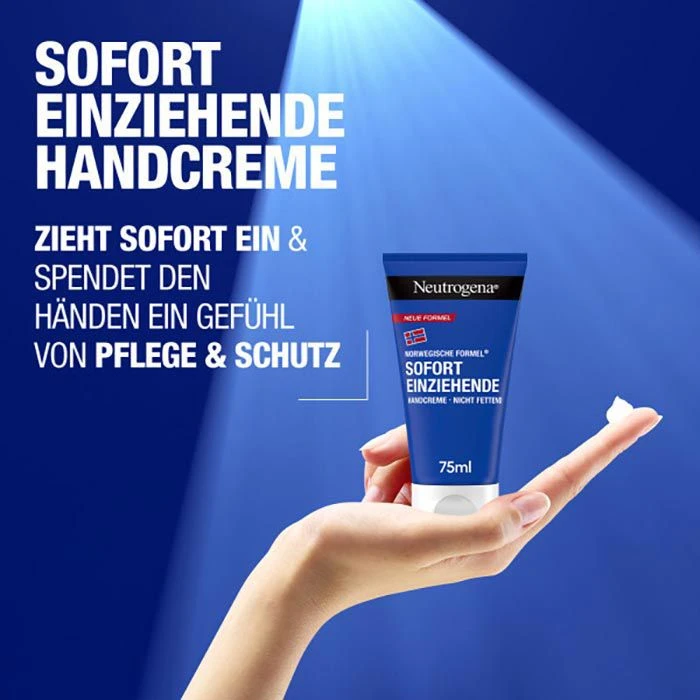 Neutrogena Handcreme Norwegische Formel, 75ml, Sofort Einziehend, Für Trockene Und Rissige Hände 4 Neutrogena Handcreme Norwegische Formel, 75ml, Sofort Einziehend, Für Trockene Und Rissige Hände – Bild 4