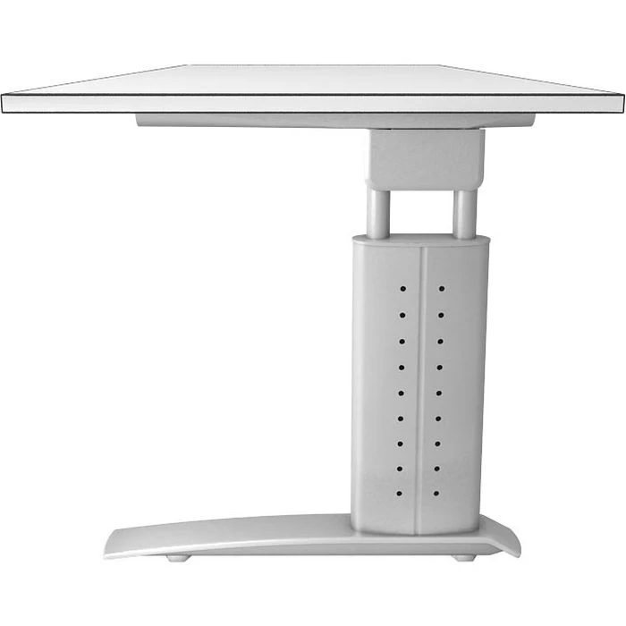 Hammerbacher Schreibtisch U-Serie, Verstellbar, 180 X 68-86 X 80cm, Eiche / Silber 3 Hammerbacher Schreibtisch U-Serie, Verstellbar, 180 X 68-86 X 80cm, Eiche / Silber – Bild 3