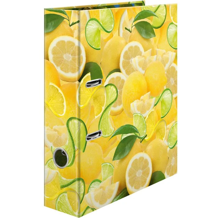 Herma Ordner 7114 Früchte, Karton, A4, 7cm, Motiv Zitrone 1 Herma Ordner 7114 Früchte, Karton, A4, 7cm, Motiv Zitrone