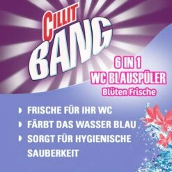 Cillit-Bang WC-Duftspüler Blue Wave 6 Blüten, Frische, Im Korb -Drogerie - Gesundheit Geschäft baf2123ab12b7097875e7694730b69d5e7d403a4 wc duftspueler cillit bang blue wave 6 blueten