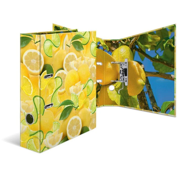 Herma Ordner 7114 Früchte, Karton, A4, 7cm, Motiv Zitrone 4 Herma Ordner 7114 Früchte, Karton, A4, 7cm, Motiv Zitrone – Bild 4