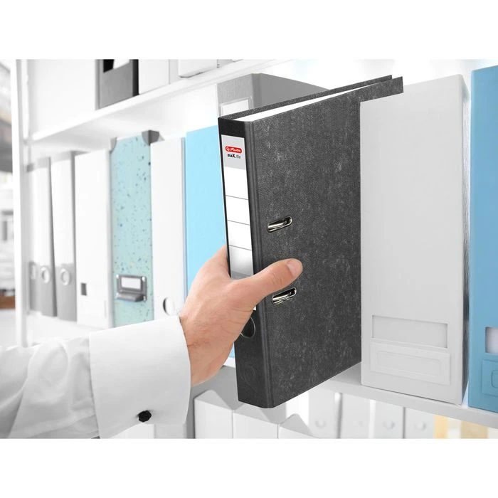 Herlitz MaX.file Nature 5141809 Ordner, A4, Schmal, Karton, Schwarz, 5cm 3 Herlitz MaX.file Nature 5141809 Ordner, A4, Schmal, Karton, Schwarz, 5cm – Bild 3