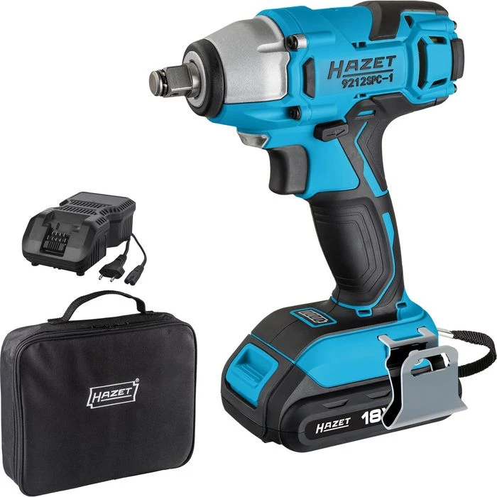 Hazet Akku-Schlagschrauber 9212SPC-1, 200Nm, 18V / 2,0Ah, Mit 1 Akku, Ladegerät Und Tasche 1 Hazet Akku-Schlagschrauber 9212SPC-1, 200Nm, 18V / 2,0Ah, Mit 1 Akku, Ladegerät Und Tasche