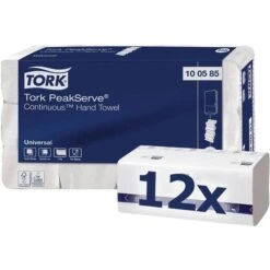 Tork Papierhandtücher PeakServe Endlos 100585 H5, 1-lagig, Interfold-Falz, 20,1 X 22,5cm, 4920 Stück
