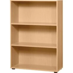 Hammerbacher Aktenregal B-Serie, 3 Ordnerhöhen, 80 X 114,4 X 33cm, Buche