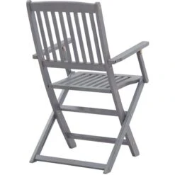 VidaXL Gartenstuhl 46334, Holz, Hochlehner, Grau, Klappbar, 4 Stück -Drogerie - Gesundheit Geschäft c282c6e89999875921433e6d0ab13a95828c1230 gartenstuhl vidaxl 46334 holz
