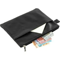 Alassio Banktasche 42232 Schwarz, A5, Echt Leder, 2 Reißverschlussfächer -Drogerie - Gesundheit Geschäft c3cd4da47e6646d3e1d0e379cf67a232829b14ce banktasche alassio 42232 schwarz a5