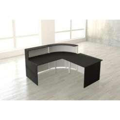 Kerkmann Empfangstheke Cento 4, 3853, Winkeltheke, Weiß / Anthrazit, 195 X 110 X 180cm, M. Anbautisch -Drogerie - Gesundheit Geschäft c6d9b949b56e3f3469b3aefcb86f2a48945113ef empfangstheke kerkmann cento 4 3853 winkeltheke